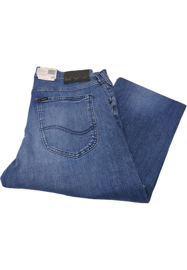 Lee - LEE TRENTON MĘSKIE SPODNIE JEANSOWE JEANSY DZWONY MID STONE L709ONSA 112324010