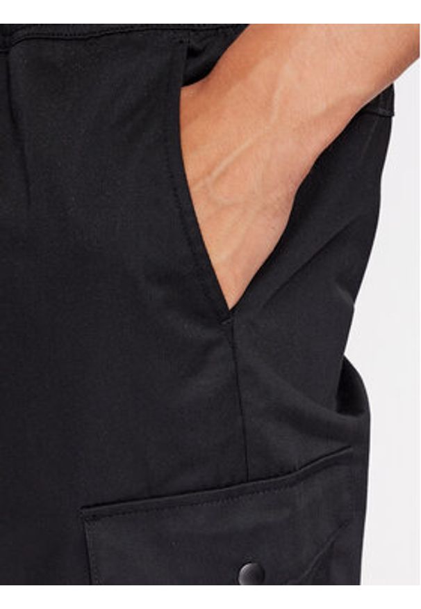 Jack & Jones - Jack&Jones Spodnie materiałowe 12237534 Czarny Wide Leg. Kolor: czarny. Materiał: bawełna
