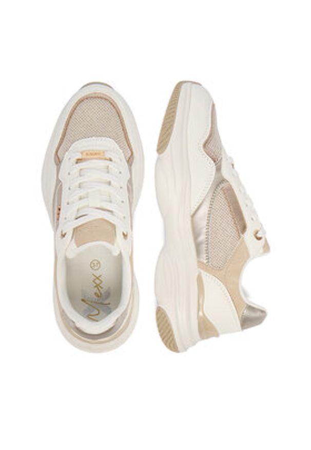MEXX Sneakersy EO-MI001011661W Biały. Kolor: biały. Materiał: materiał