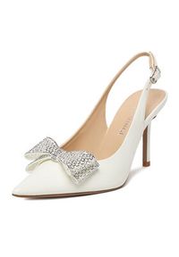 Eva Minge Szpilki ANEMONE-V1892-56-1 Biały. Kolor: biały. Materiał: skóra, syntetyk. Obcas: na szpilce #6