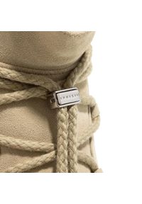 Inuikii - INUIKII CLASSIC LOW PLATFORM Śniegowce damskie. Kolor: zielony. Materiał: guma, wełna. Szerokość cholewki: normalna. Sezon: zima. Obcas: na platformie. Styl: klasyczny #5