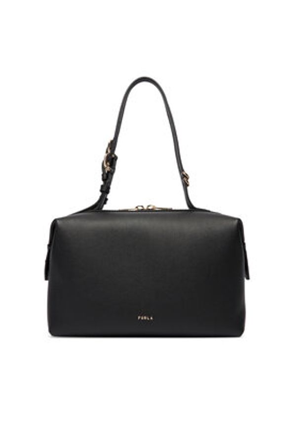 Furla Torebka Double M Boston WB01905 BX3036 KH O6000 Czarny. Kolor: czarny