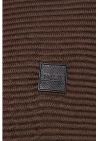 !SOLID - Solid Sweter bawełniany męski kolor brązowy. Okazja: na co dzień. Kolor: brązowy. Materiał: bawełna. Długość rękawa: długi rękaw. Długość: długie. Styl: casual #4