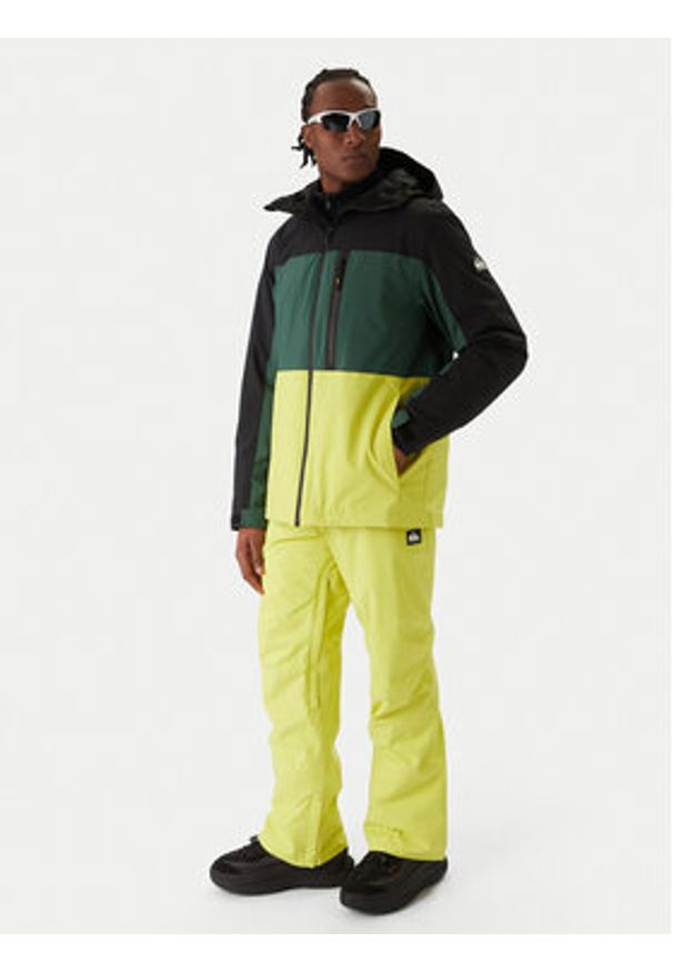 Quiksilver Spodnie snowboardowe Estate EQYTP03237 Żółty Slim Fit. Kolor: żółty. Materiał: syntetyk. Sport: snowboard