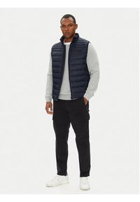 BOSS Kamizelka Odeno2 50530966 Granatowy Slim Fit. Kolor: niebieski. Materiał: syntetyk #5