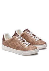 Coach Sneakersy High Line CW970 Brązowy. Kolor: brązowy. Materiał: skóra #3