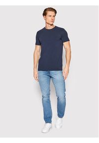 Henderson T-Shirt Bosco 18731 Granatowy Regular Fit. Kolor: niebieski. Materiał: bawełna