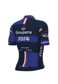 ALÉ CYCLING - Koszulka rowerowa męska Alé Cycling Prime Groupama FDJ. Kolor: czarny, niebieski, wielokolorowy