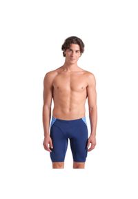 Arena - Jammery pływackie męskie arena Monogram Swim Jammer. Kolor: niebieski. Długość: do kolan