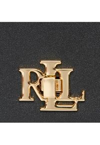 Lauren Ralph Lauren Torebka 432915377001 Czarny. Kolor: czarny. Materiał: skóra #4