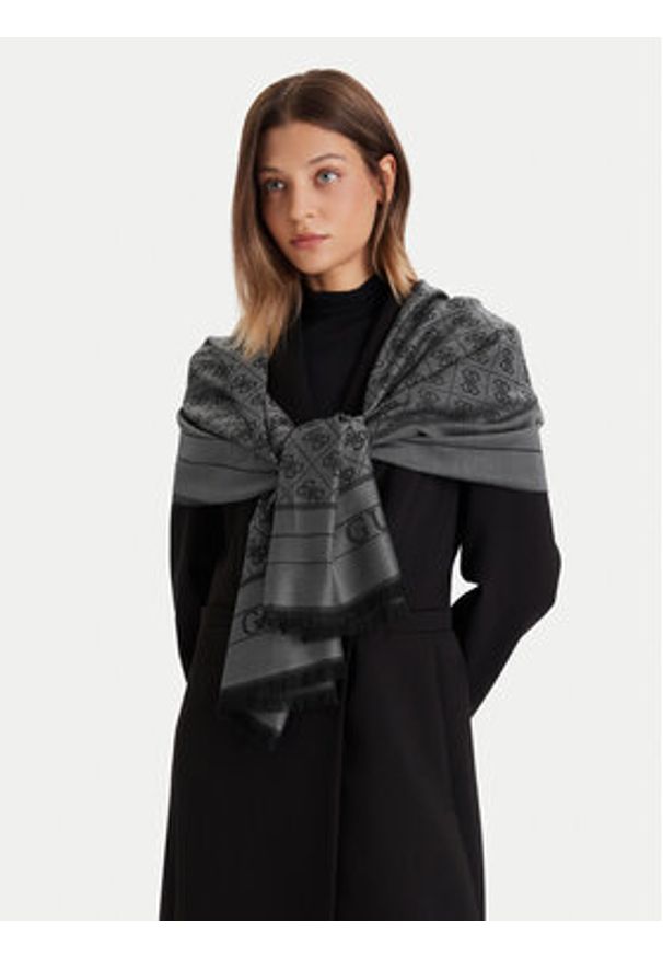 Guess Szal AM9530 POL03sz Szary. Kolor: szary. Materiał: poliester, materiał