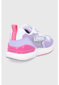 Levi's® - Levi's - Buty dziecięce. Okazja: na spotkanie biznesowe. Nosek buta: okrągły. Kolor: fioletowy. Materiał: syntetyk, materiał. Szerokość cholewki: normalna #5