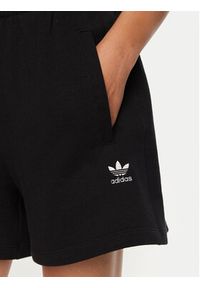 Adidas - adidas Szorty sportowe Essentials French Terry IY7343 Czarny Loose Fit. Kolor: czarny. Materiał: bawełna #5
