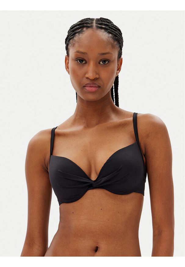 Hunkemöller Góra od bikini Luna PP 301363 Czarny. Kolor: czarny. Materiał: syntetyk