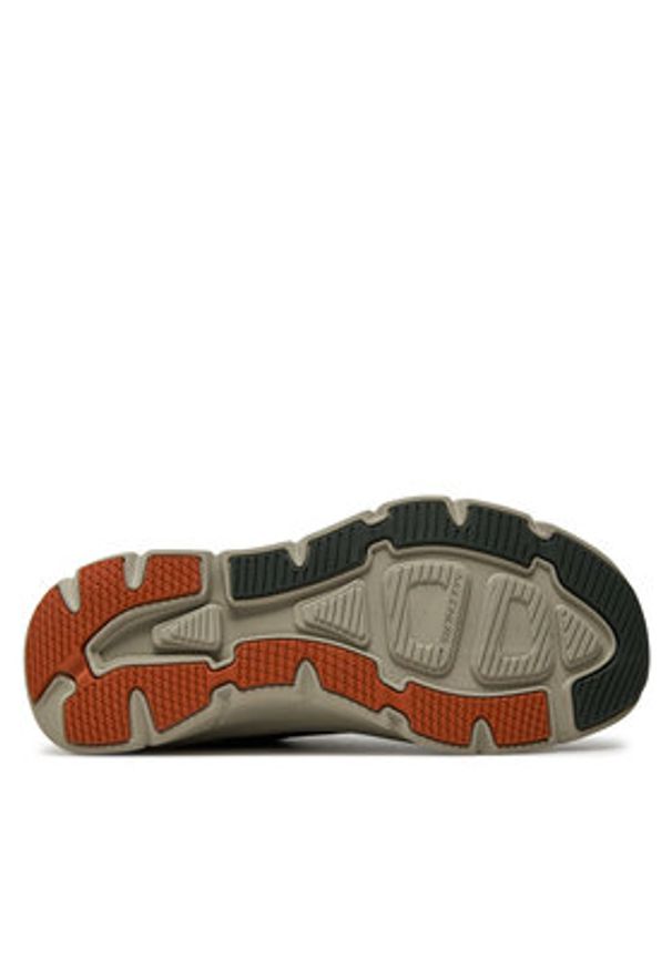 skechers - Skechers Sneakersy D'Lux Walker 2.0 232714 Khaki. Kolor: brązowy. Materiał: materiał