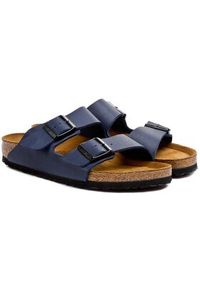 Birkenstock Klapki Arizona 051063 Niebieski. Kolor: niebieski. Materiał: skóra #8