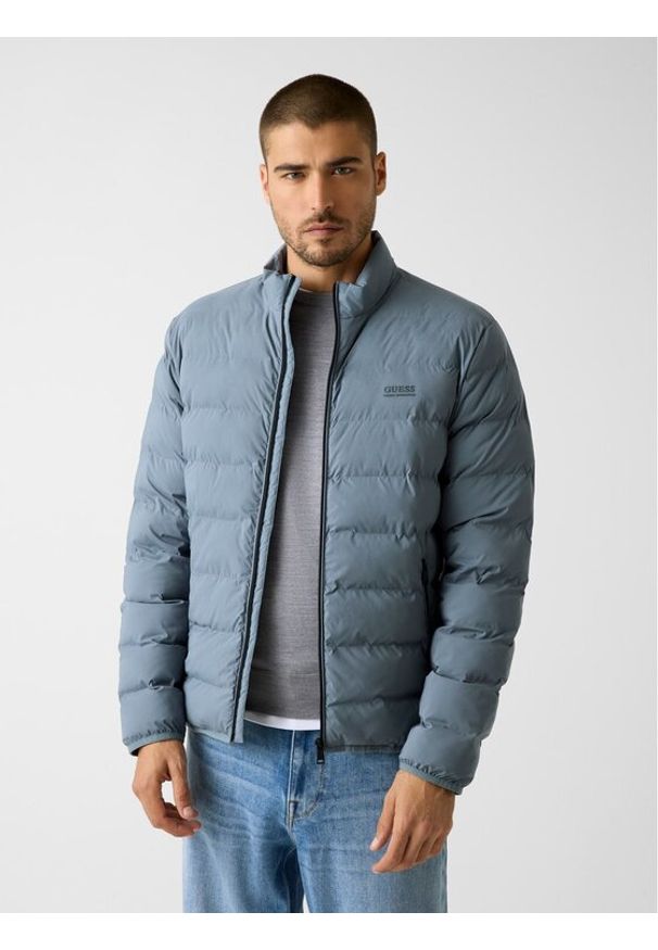 Guess Kurtka przejściowa M6RL0I WJ242 Niebieski Regular Fit. Kolor: niebieski. Materiał: syntetyk