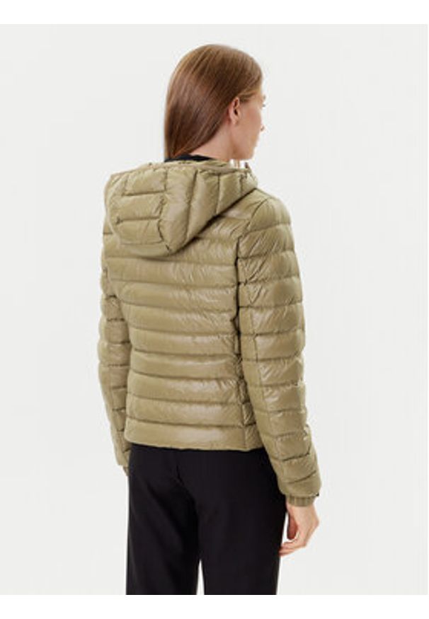 TOMMY HILFIGER - Tommy Hilfiger Kurtka puchowa WW0WW46788 Khaki Regular Fit. Kolor: brązowy. Materiał: syntetyk