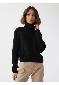 Golf Americanos. Typ kołnierza: golf. Kolor: czarny #1