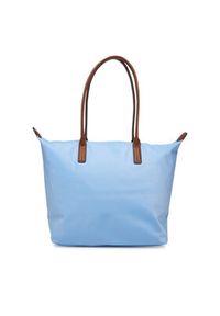 TOMMY HILFIGER - Tommy Hilfiger Torebka Popette Tote AW0AW17711 Błękitny. Kolor: niebieski #6