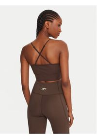 Reebok Biustonosz sportowy Reebok X Ewa Chodakowska RK25310CCW Brązowy. Kolor: brązowy. Materiał: syntetyk #8