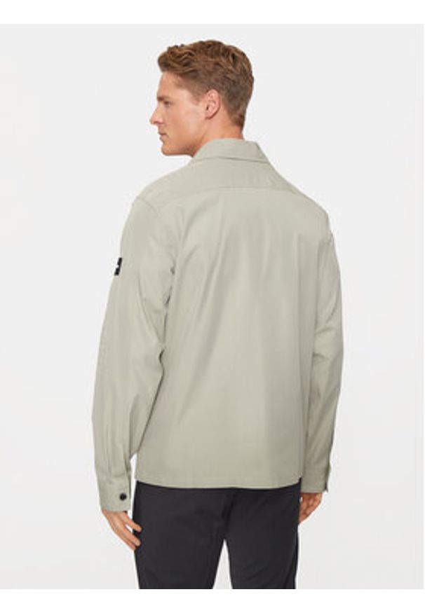 Calvin Klein Koszula K10K109920 Beżowy Regular Fit. Kolor: beżowy. Materiał: bawełna