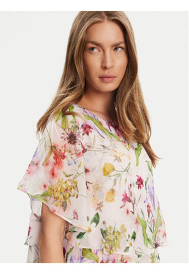 Tatuum Sukienka koktajlowa Monrose 1 T2507.201 Kolorowy Regular Fit. Materiał: syntetyk. Wzór: kolorowy. Styl: wizytowy