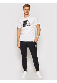 Starter T-Shirt SMG-008-BD Biały Regular Fit. Kolor: biały. Materiał: bawełna #5