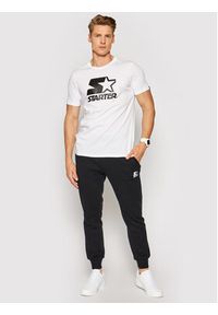 Starter T-Shirt SMG-008-BD Biały Regular Fit. Kolor: biały. Materiał: bawełna #4