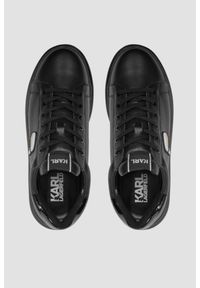 Karl Lagerfeld - KARL LAGERFELD Czarne sneakersy Kapri Mens Nft Lo Lace, Rozmiar 42. Kolor: czarny