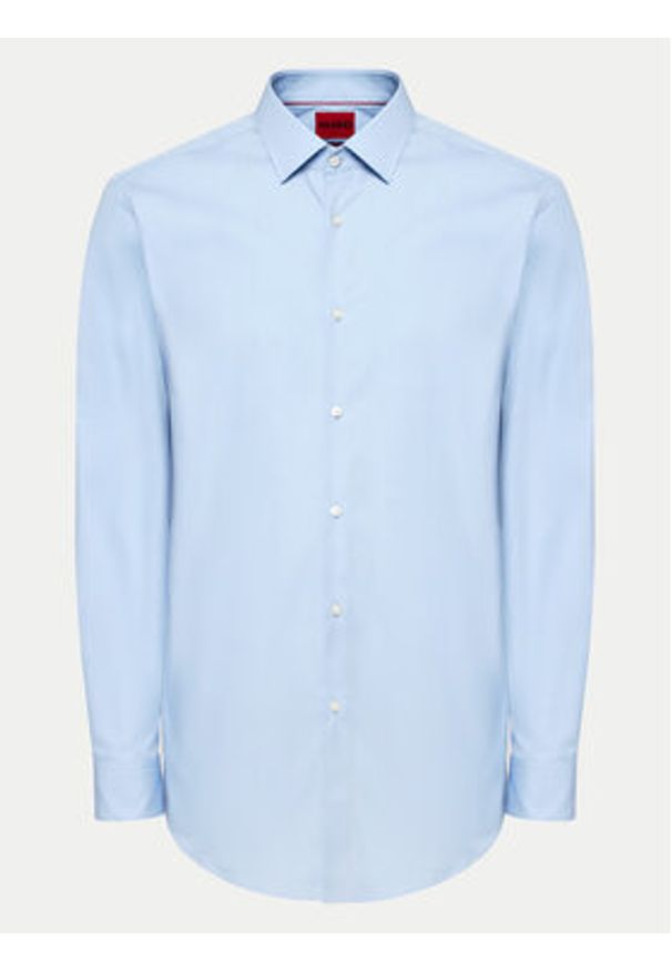 Hugo Koszula C-Jenno 50289499 Błękitny Slim Fit. Kolor: niebieski. Materiał: bawełna