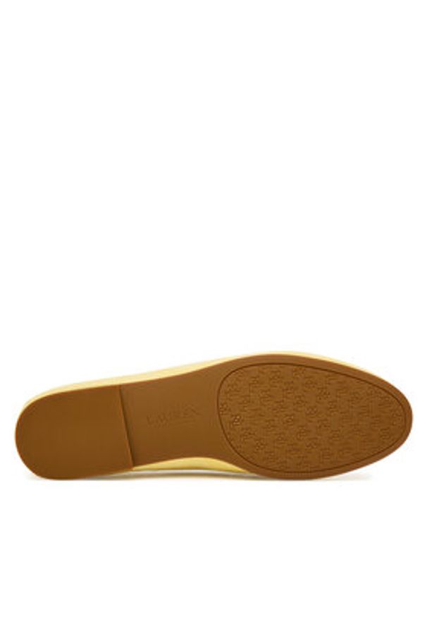 Lauren Ralph Lauren - LAUREN RALPH LAUREN Lordsy 802946809015 Żółty. Kolor: żółty. Materiał: zamsz, skóra