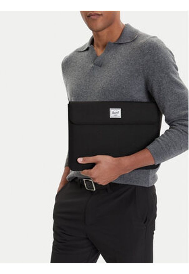 Herschel Etui na laptopa Spokane 13 Inch Sleeve 30075-00001 Czarny. Kolor: czarny. Materiał: materiał