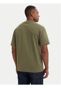 Hugo - HUGO T-Shirt Dapolino 50488330 Khaki Relaxed Fit. Kolor: brązowy. Materiał: bawełna #3