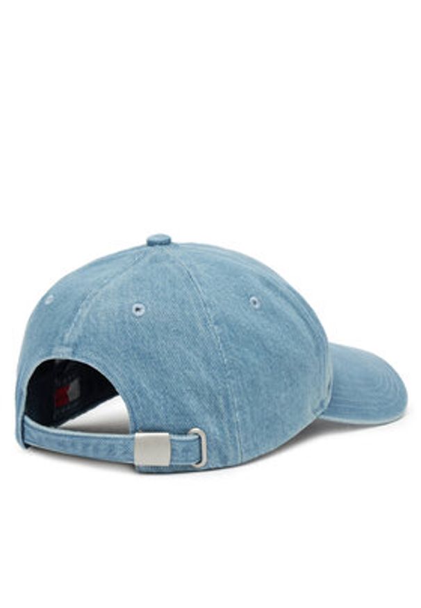 Tommy Jeans Czapka z daszkiem Heritage Core AW0AW17582 Niebieski. Kolor: niebieski. Materiał: bawełna, materiał