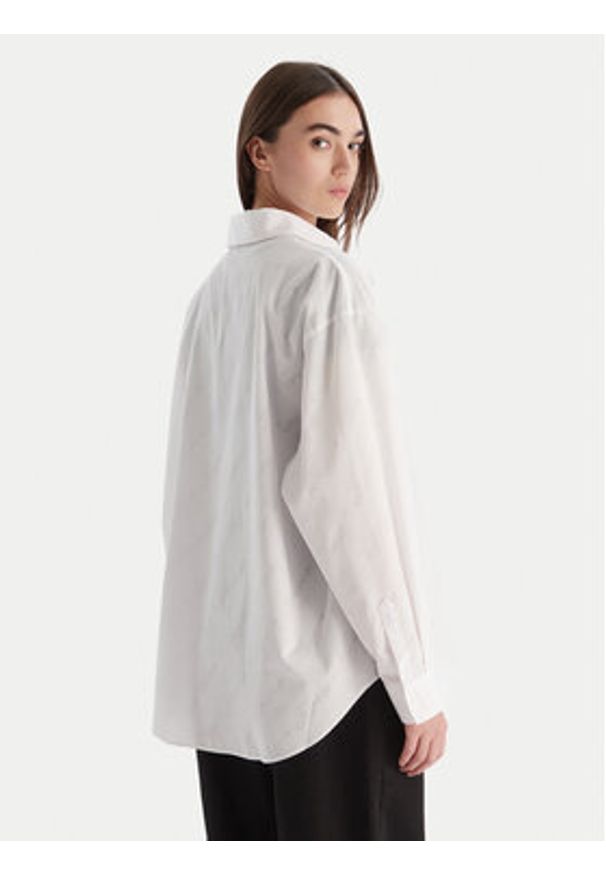 Hugo - HUGO Koszula Elisana_B 50548839 Biały Oversize. Kolor: biały. Materiał: syntetyk