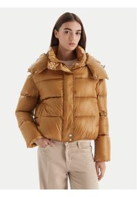 Patrizia Pepe Kurtka puchowa 2O0050/A9M0-B847 Beżowy Regular Fit. Kolor: beżowy. Materiał: syntetyk #1