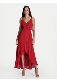 Swing Sukienka koktajlowa 5AI16200 Czerwony Regular Fit. Kolor: czerwony. Materiał: syntetyk. Styl: wizytowy #1