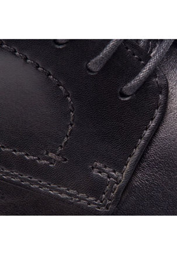 ecco - ECCO Półbuty Melbourne 62163450839 Czarny. Kolor: czarny. Materiał: skóra