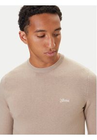 Guess Sweter M5YR26 Z0122 Beżowy Slim Fit. Kolor: beżowy. Materiał: syntetyk #4