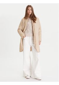 JOOP! Kurtka zimowa Carla 10018874 30047609 Beżowy Regular Fit. Kolor: beżowy. Materiał: syntetyk. Sezon: zima #7