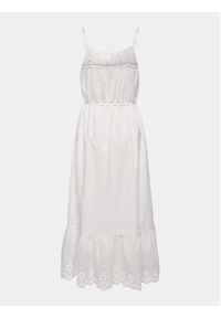 only - ONLY Sukienka letnia Lou 15313166 Biały Regular Fit. Kolor: biały. Materiał: bawełna. Sezon: lato #7