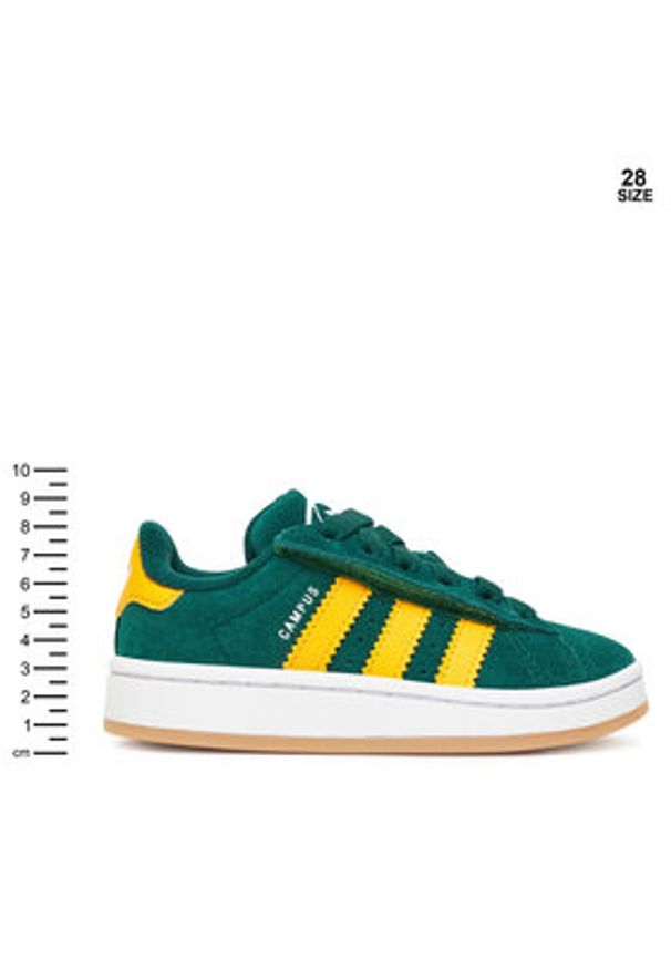 Adidas - adidas Sneakersy Campus 00S Comfort Closure JR7421 Zielony. Kolor: zielony. Materiał: skóra, zamsz. Model: Adidas Campus