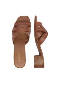 Lasocki Klapki CEO-WI23-POST-05 Brązowy jasny. Kolor: brązowy. Materiał: skóra #2