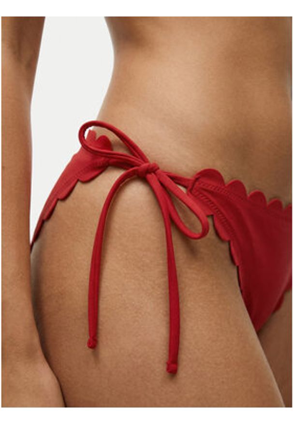 Hugo - HUGO Dół od bikini Original 50555675 Czerwony Regular Fit. Kolor: czerwony. Materiał: syntetyk