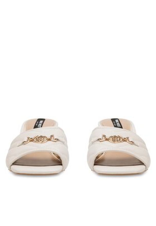 Nine West Klapki 123AL0687 Biały. Kolor: biały. Materiał: syntetyk