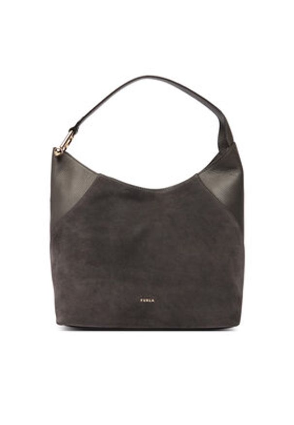 Furla Torebka Lara M WB01900 BX1895 BG 4285S Szary. Kolor: szary. Materiał: skórzane