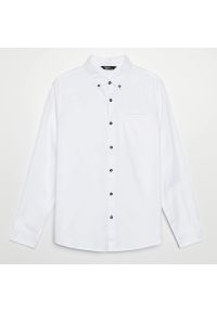 Cropp - Koszula z bawełny oxford - Biały. Kolor: biały. Materiał: bawełna #1