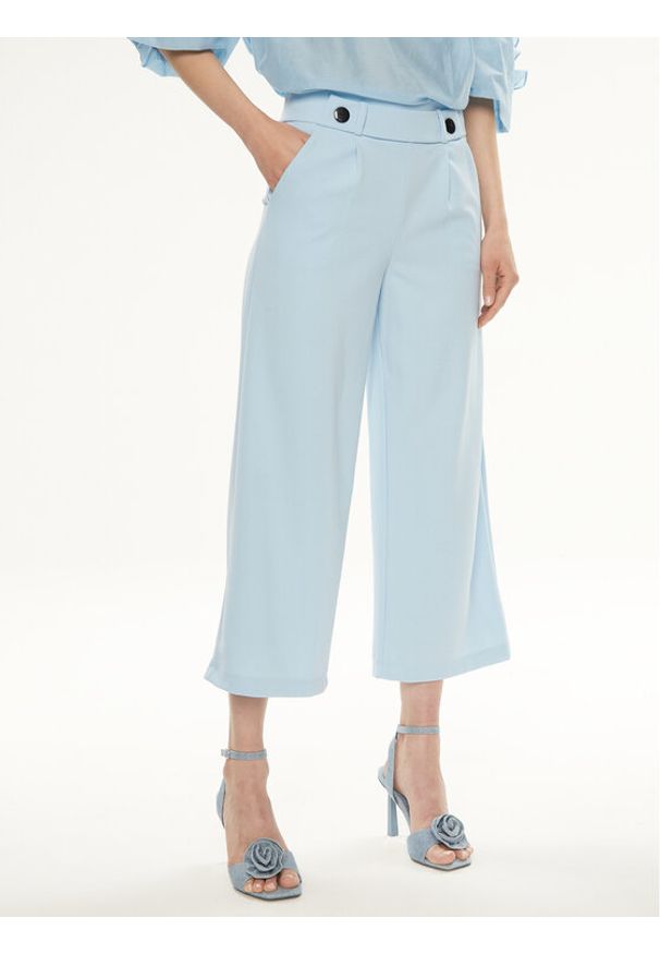 JDY Kuloty Geggo 15208417 Błękitny Wide Leg. Kolor: niebieski. Materiał: syntetyk