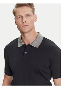BOSS Polo H-Parlay 302 50545487 Czarny Regular Fit. Typ kołnierza: polo. Kolor: czarny. Materiał: bawełna